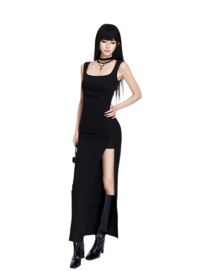 Ruching Strapless Fitted Long Dress