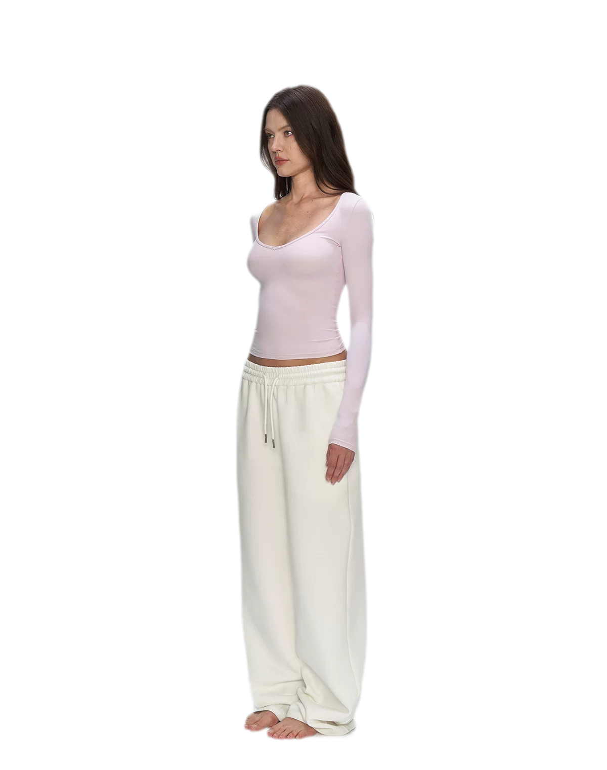 Bare-Feel V-Neck Top