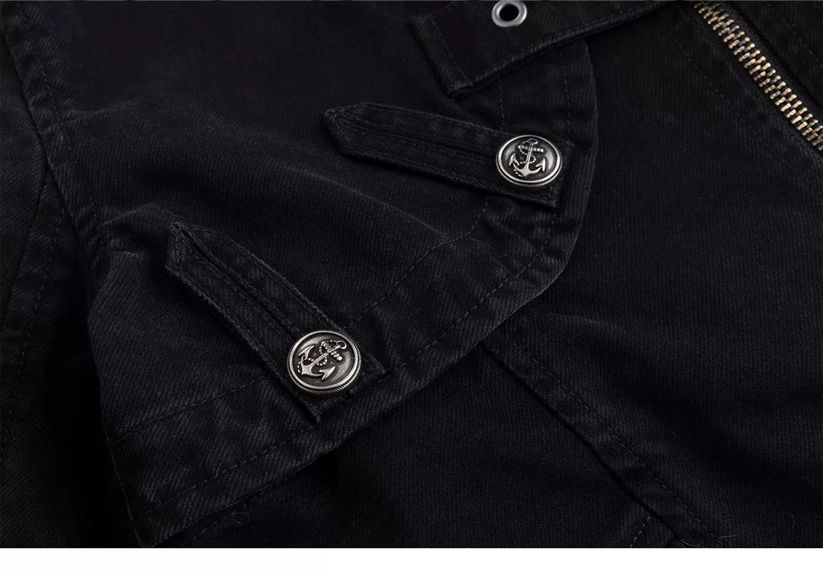 Detachable Washed Short Jacket