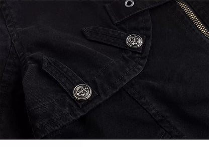 Detachable Washed Short Jacket