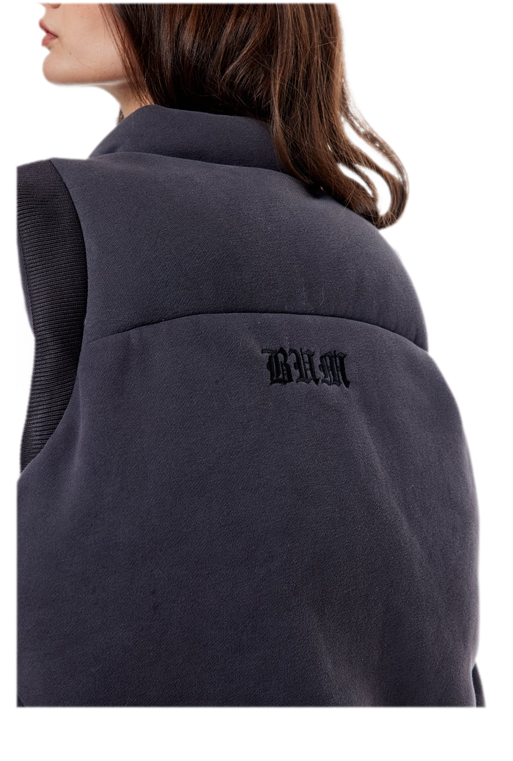 Fur Trim Hooded Vest