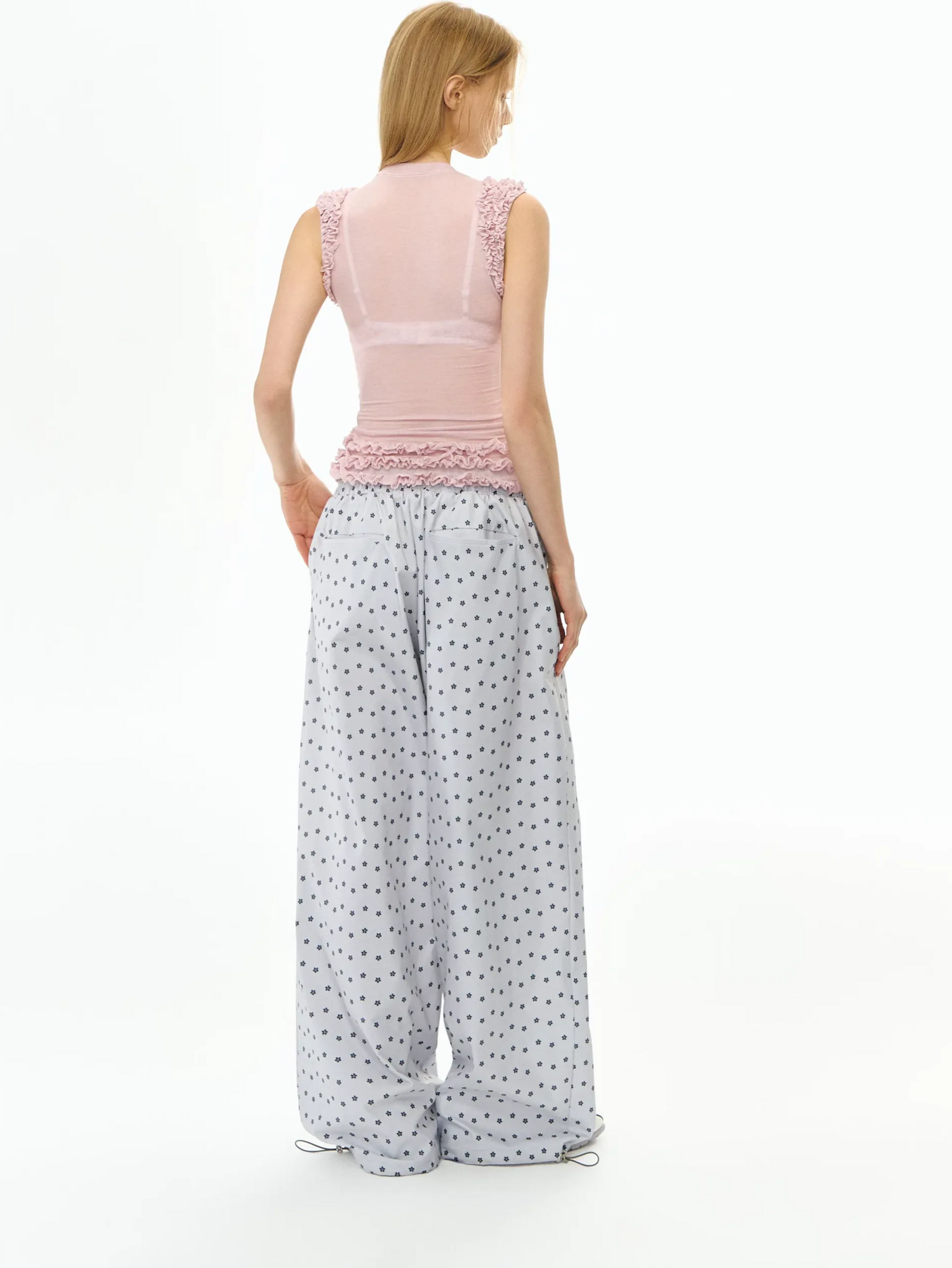 Layered Ruffle Knit Tee