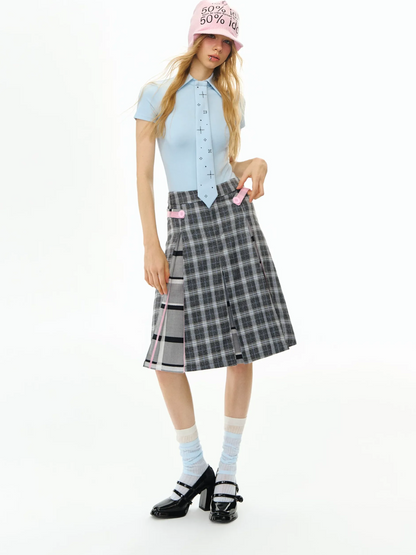Detachable Tie Short Jumpsuit