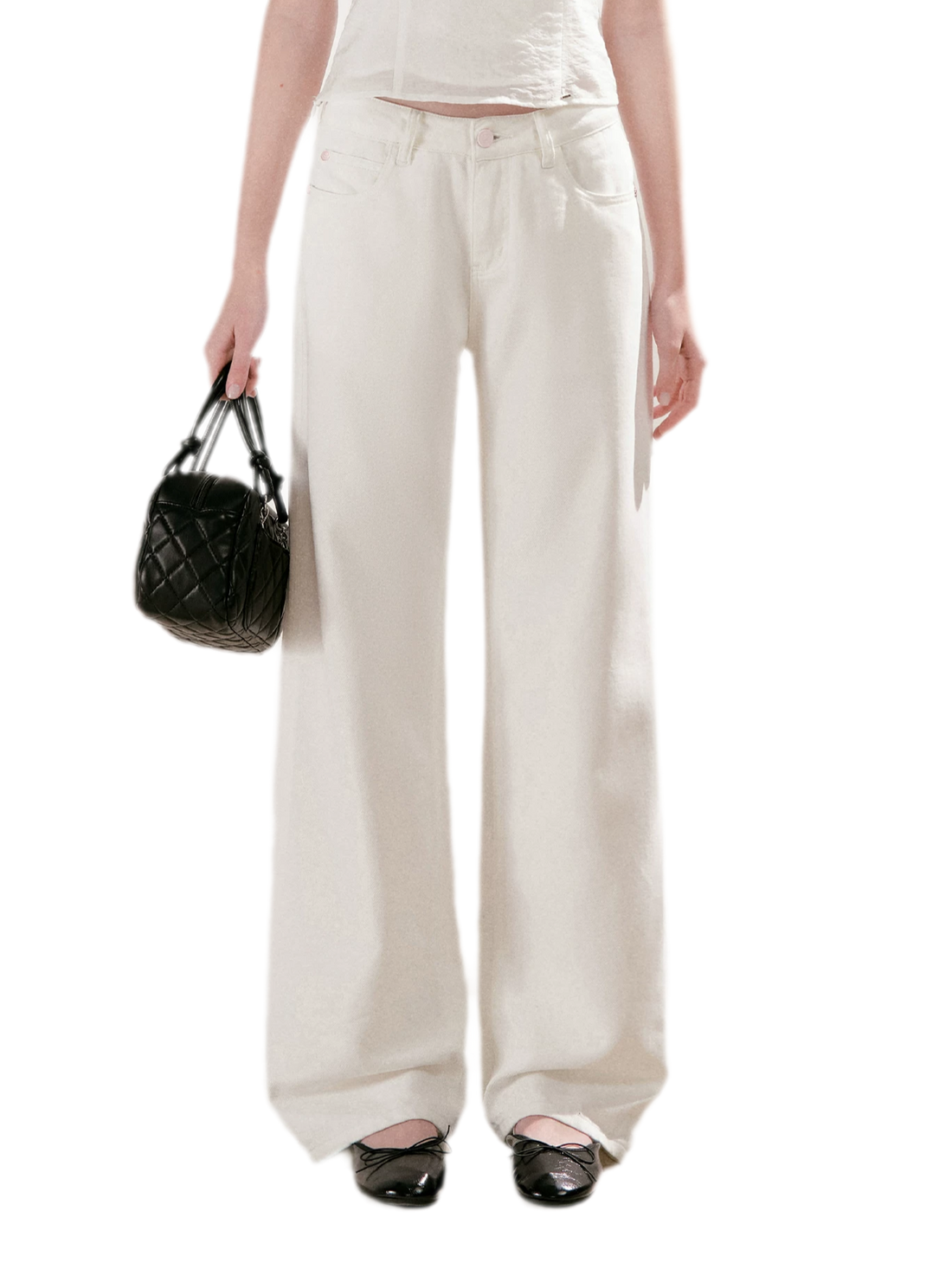 Lyocell Cotton Straight Jeans