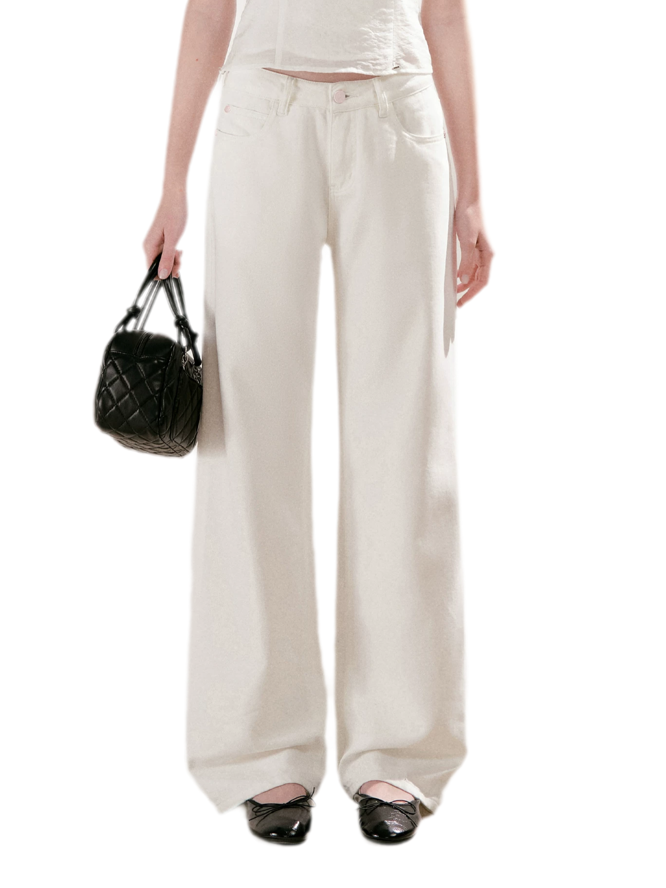 Lyocell Cotton Straight Jeans