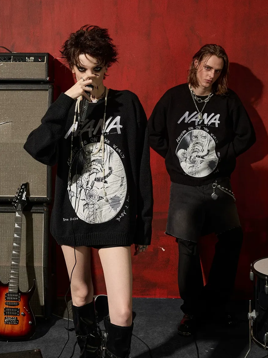 DSM X NANA Appliqué Crewneck Sweater