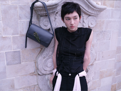 Sheep-Grain PU Flap Bag