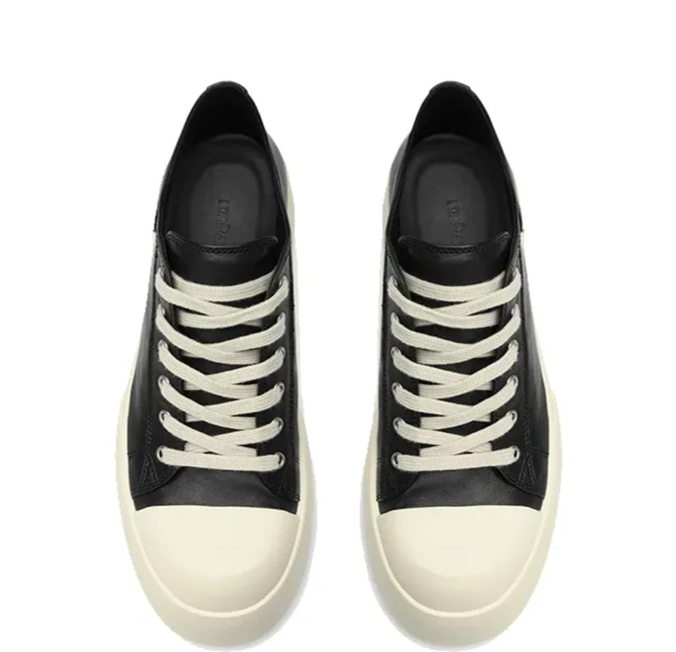 Leather Jumbo Platform Sneakers