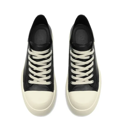 Leather Jumbo Platform Sneakers