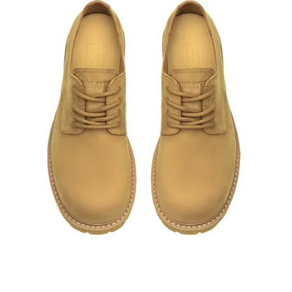 Suede Lug Sole Derby Shoes