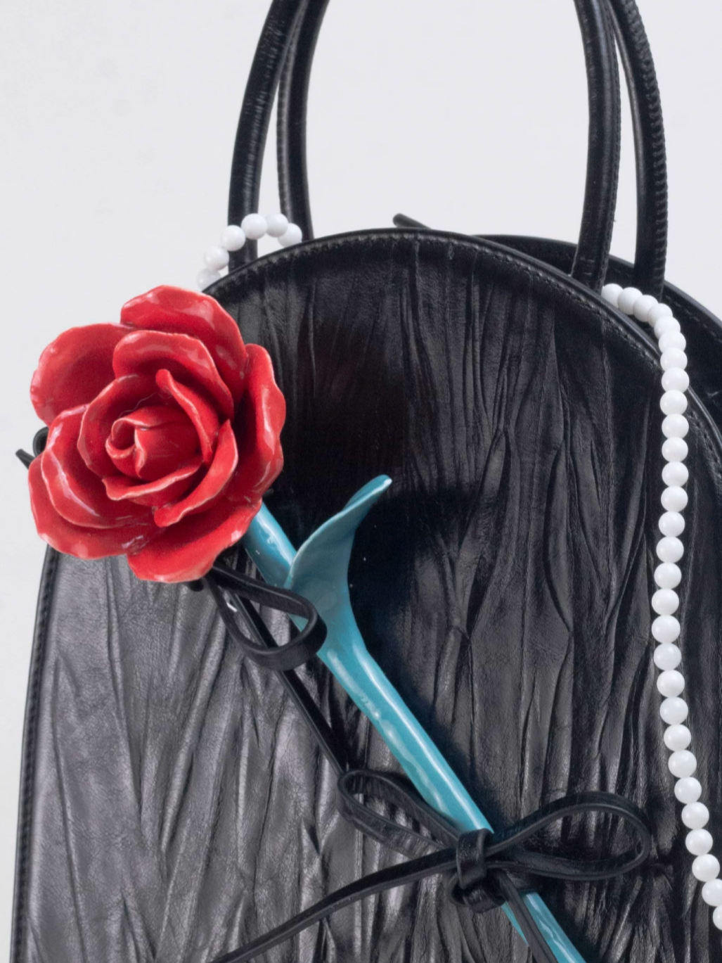 Handcrafted Ceramic Flower Bag