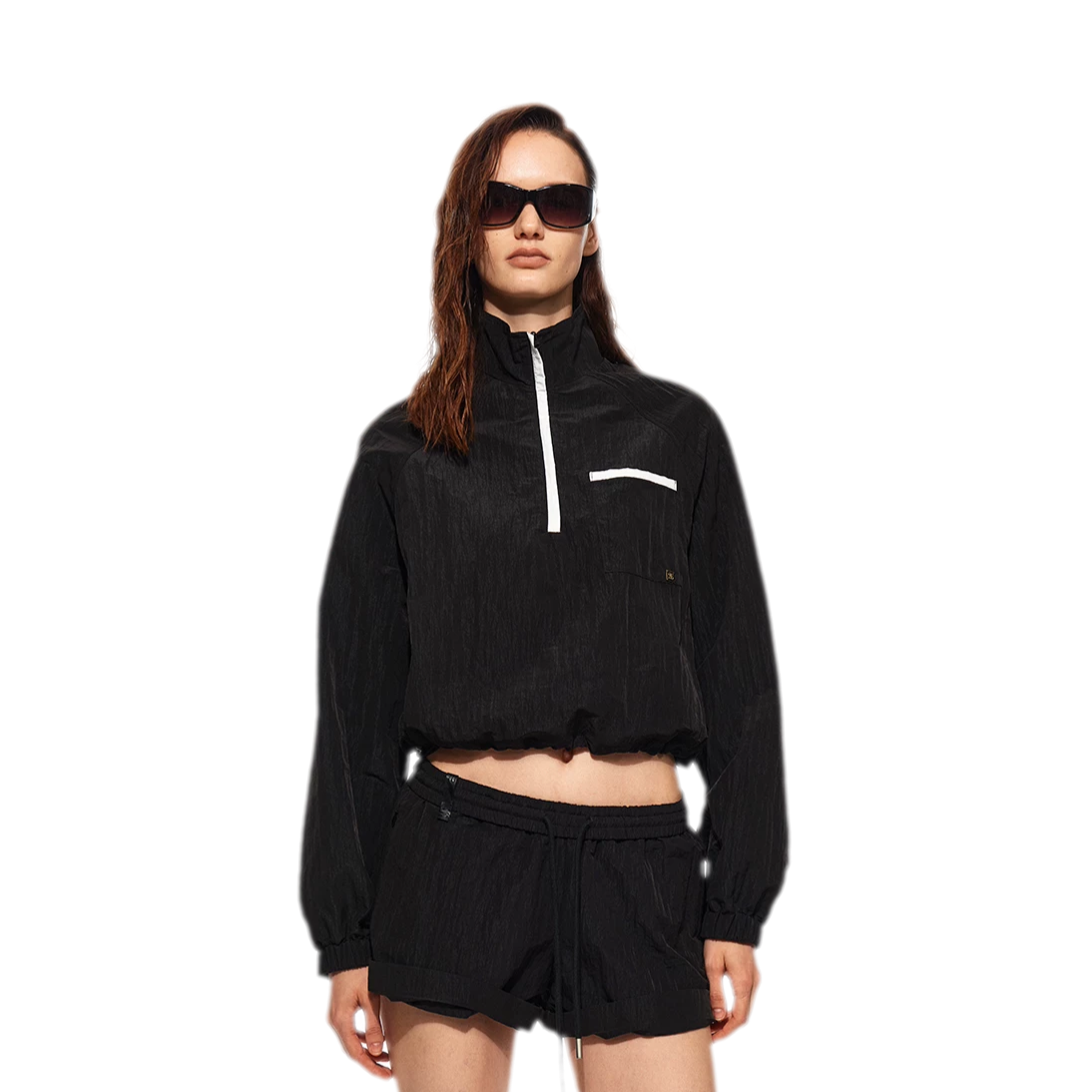 Sun-Protective Raglan Shorts Set