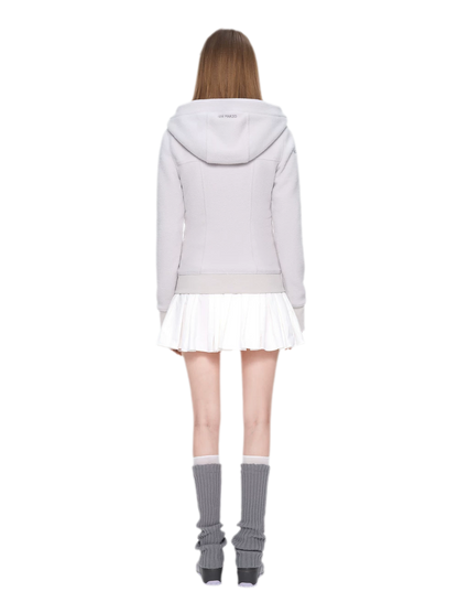 Soft Fleece Slim-Fit Hooded Jacket