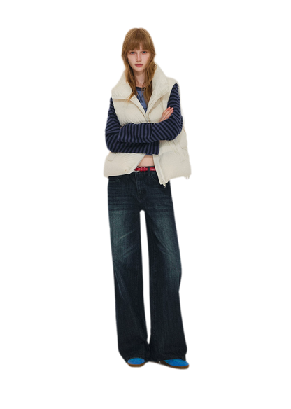 Lightweight Stand Collar Down Vest