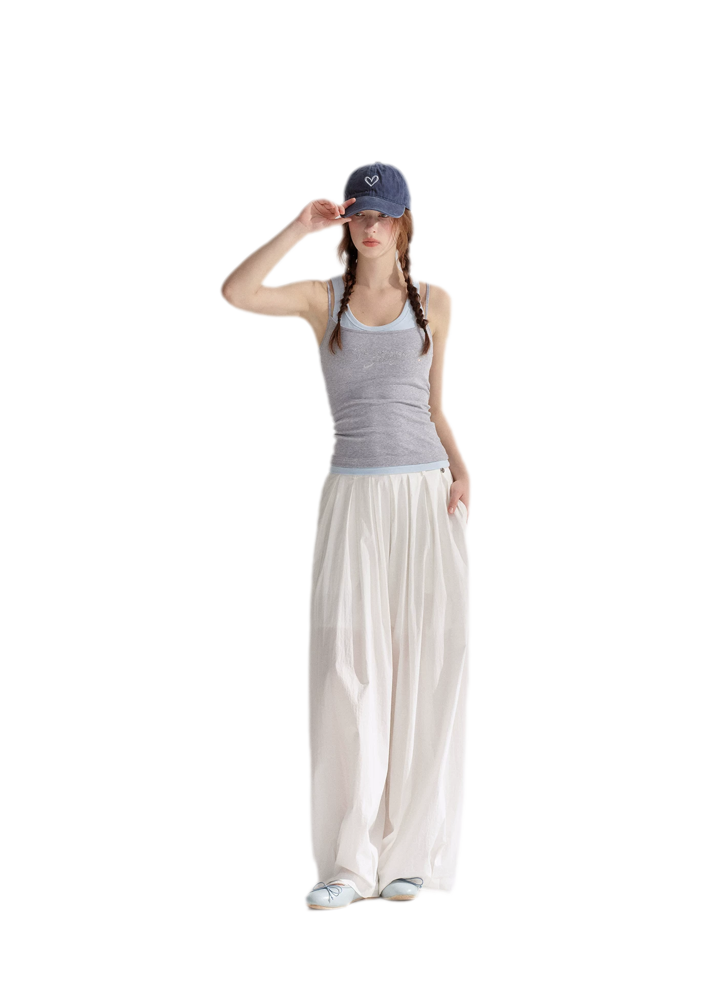 Pleated Balloon Relaxed Pants