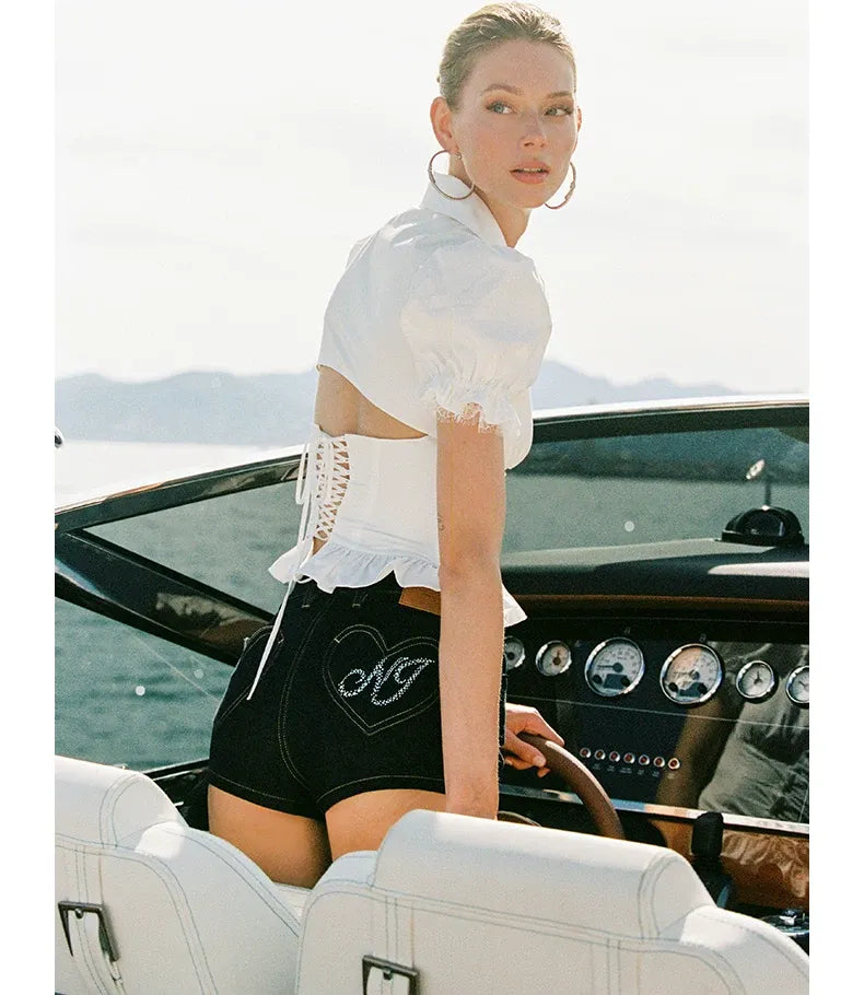 Heart Pocket Shorts