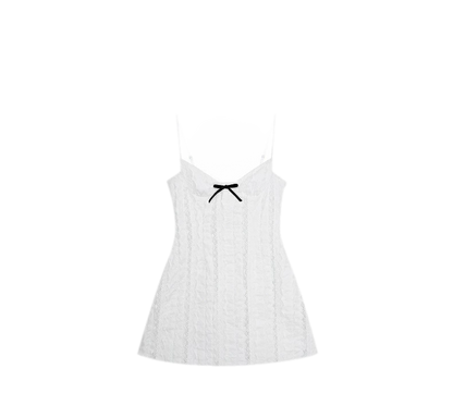 Elegant French Short Camisole Dress