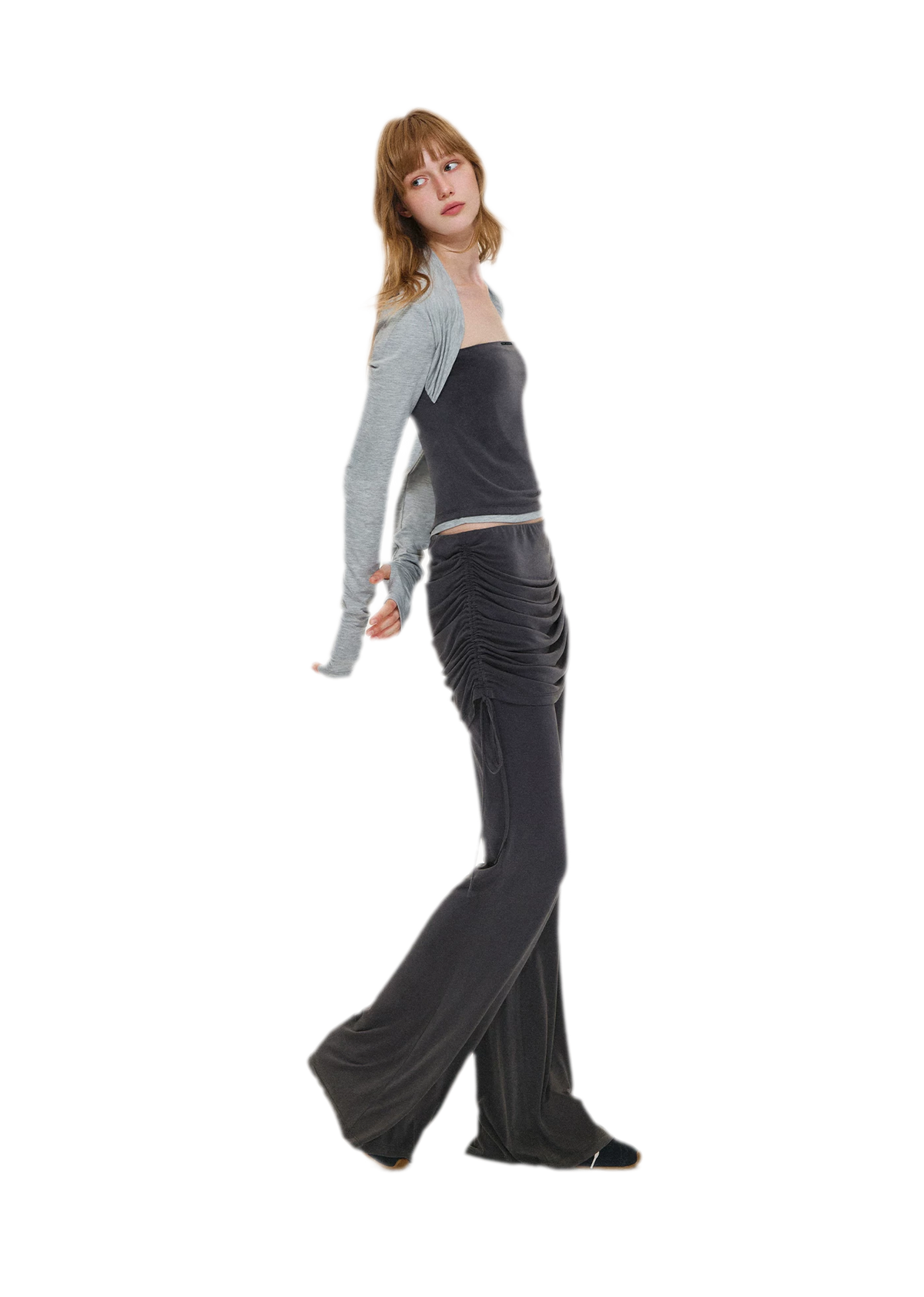 Stretch-Kontrast-Lagenhosen-Set