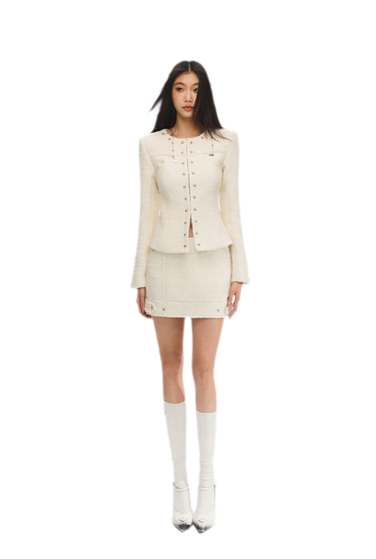 White Tweed Jacket