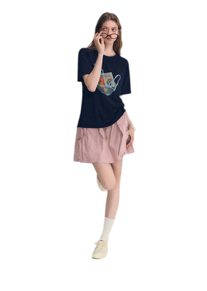 Fruit Embroidery Tee