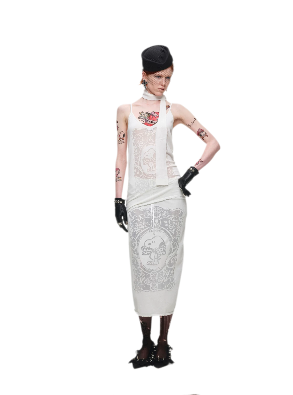 Burnout Graphic V-Neck Camisole