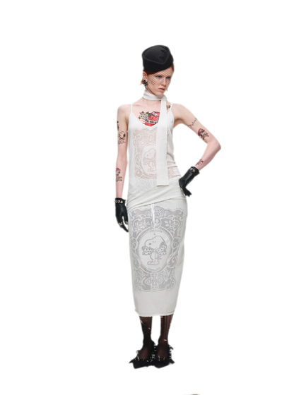 Burnout Graphic V-Neck Camisole
