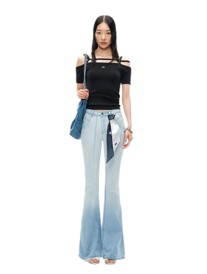 Cross-Strap Ice Feel Slim Tee
