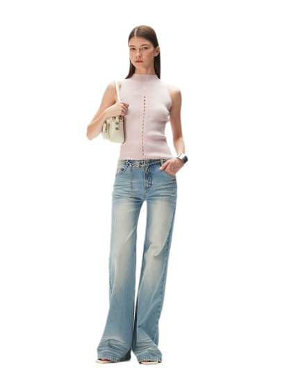 Ribbed Knit Slim Tank