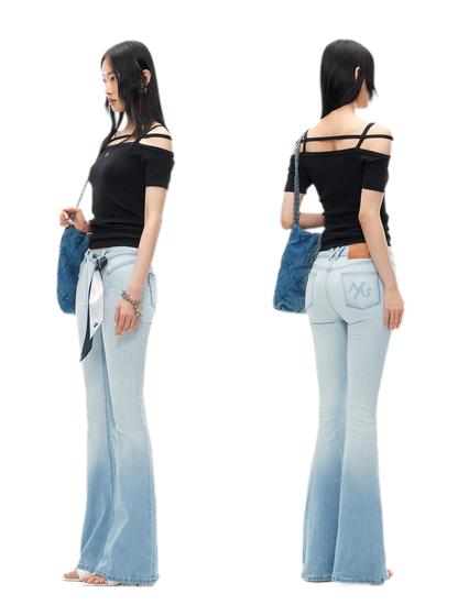 Cross-Strap Ice Feel Slim Tee