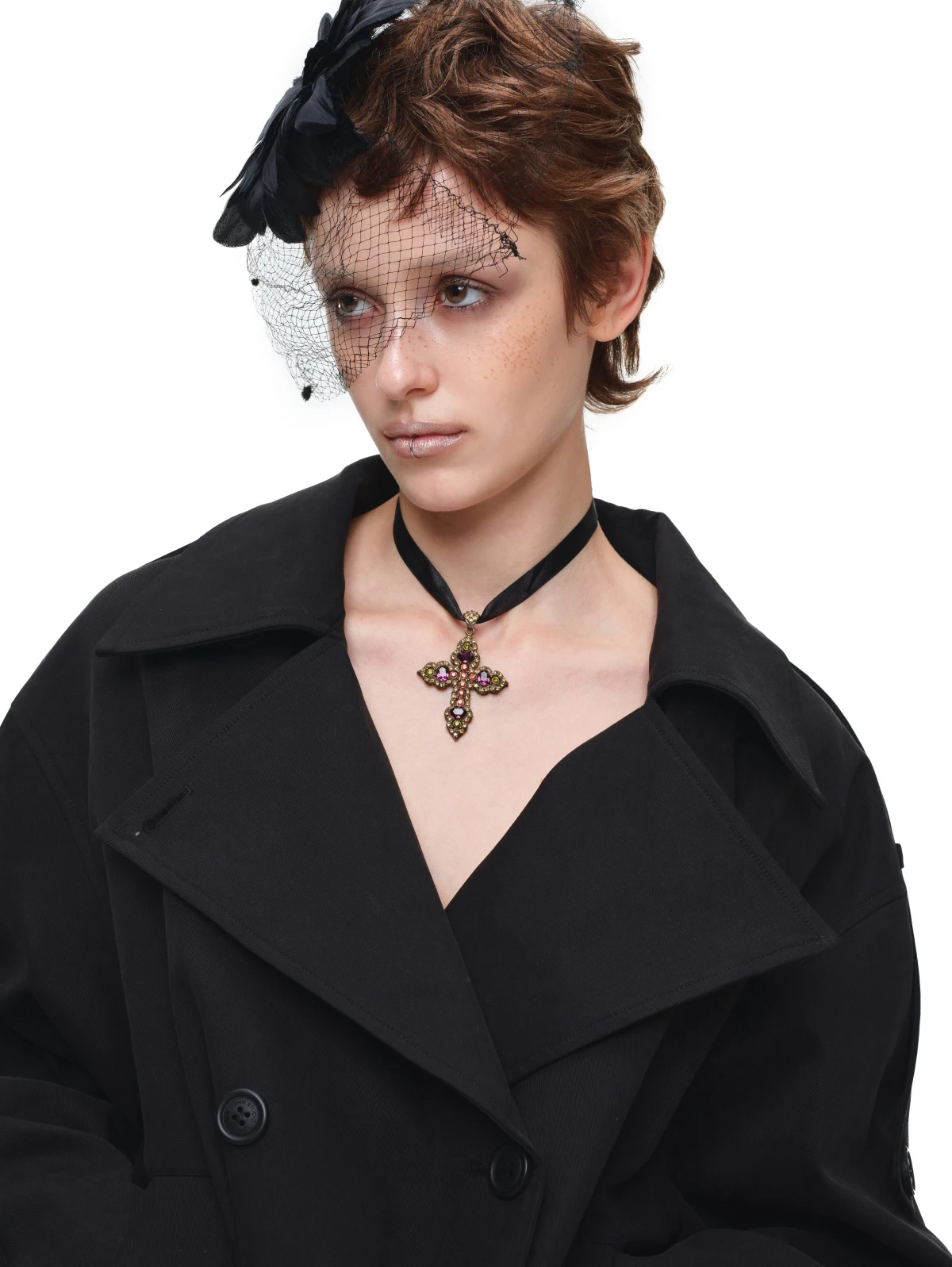 Double-Breasted Belted Trench Coat