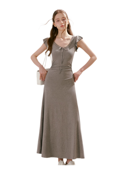 Ribbon A-Line Dress