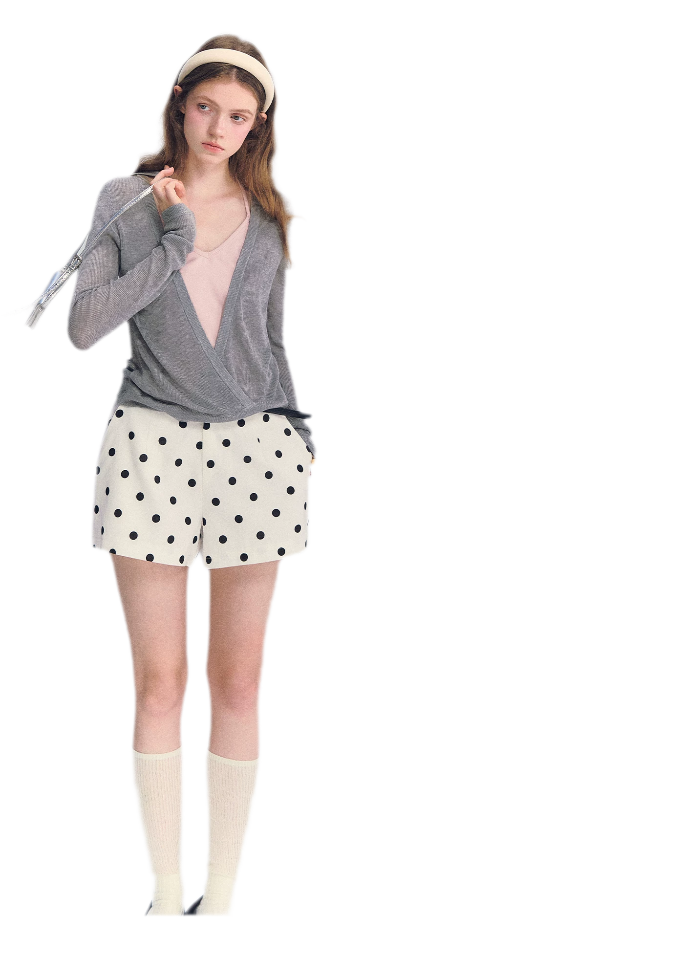 Lyocell Faux Two Knit