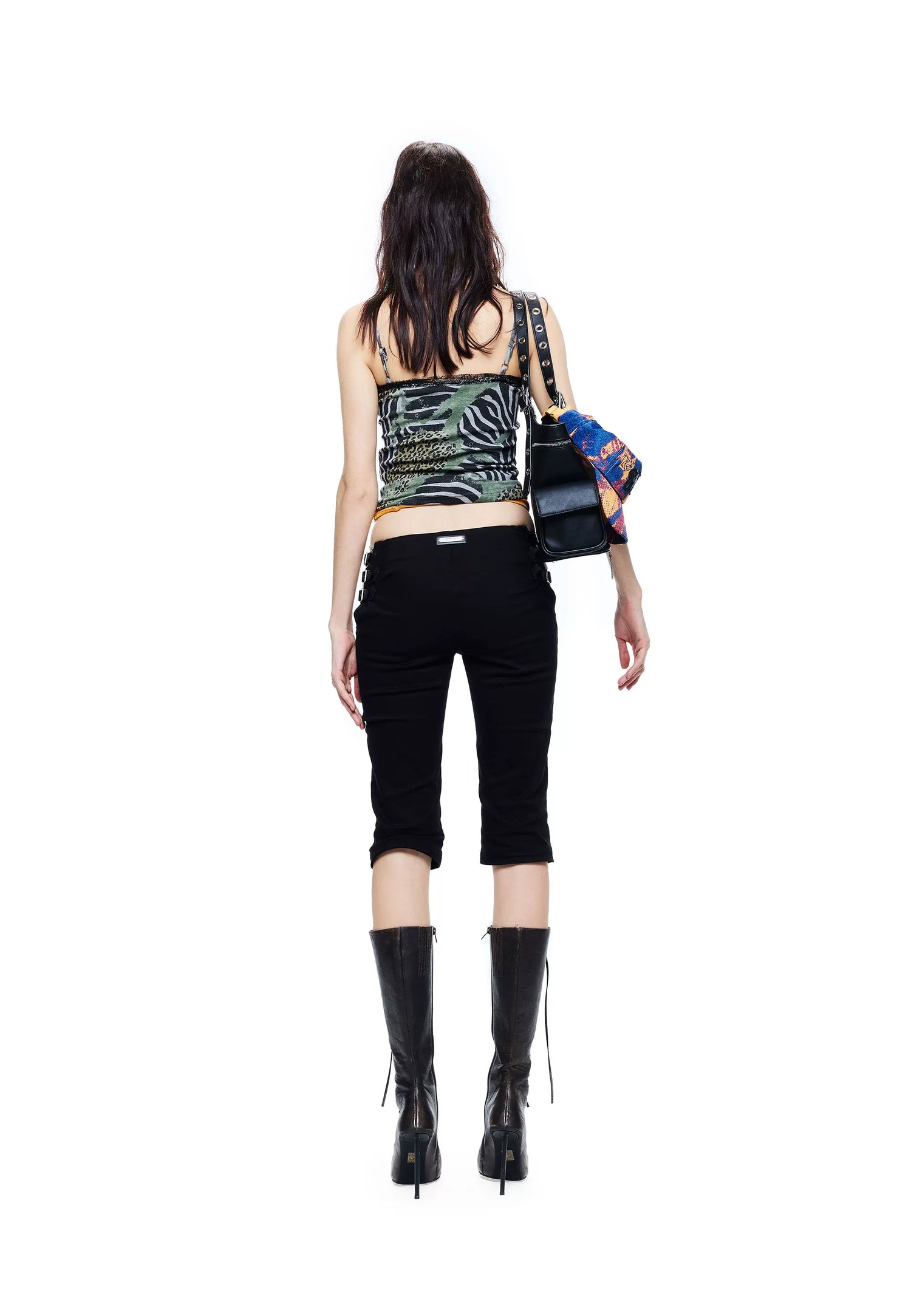 Gradient Print Camisole with Rhinestone Detail