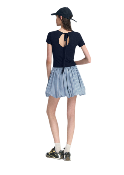Cutout Tie Dress
