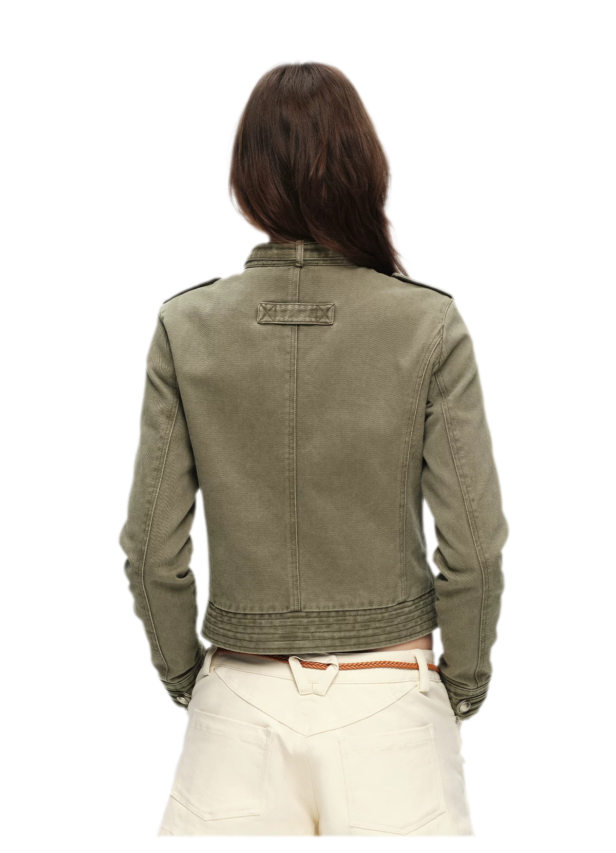 Washed Cotton Napoleon Jacket