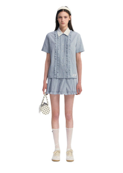 Blue Plaid Set