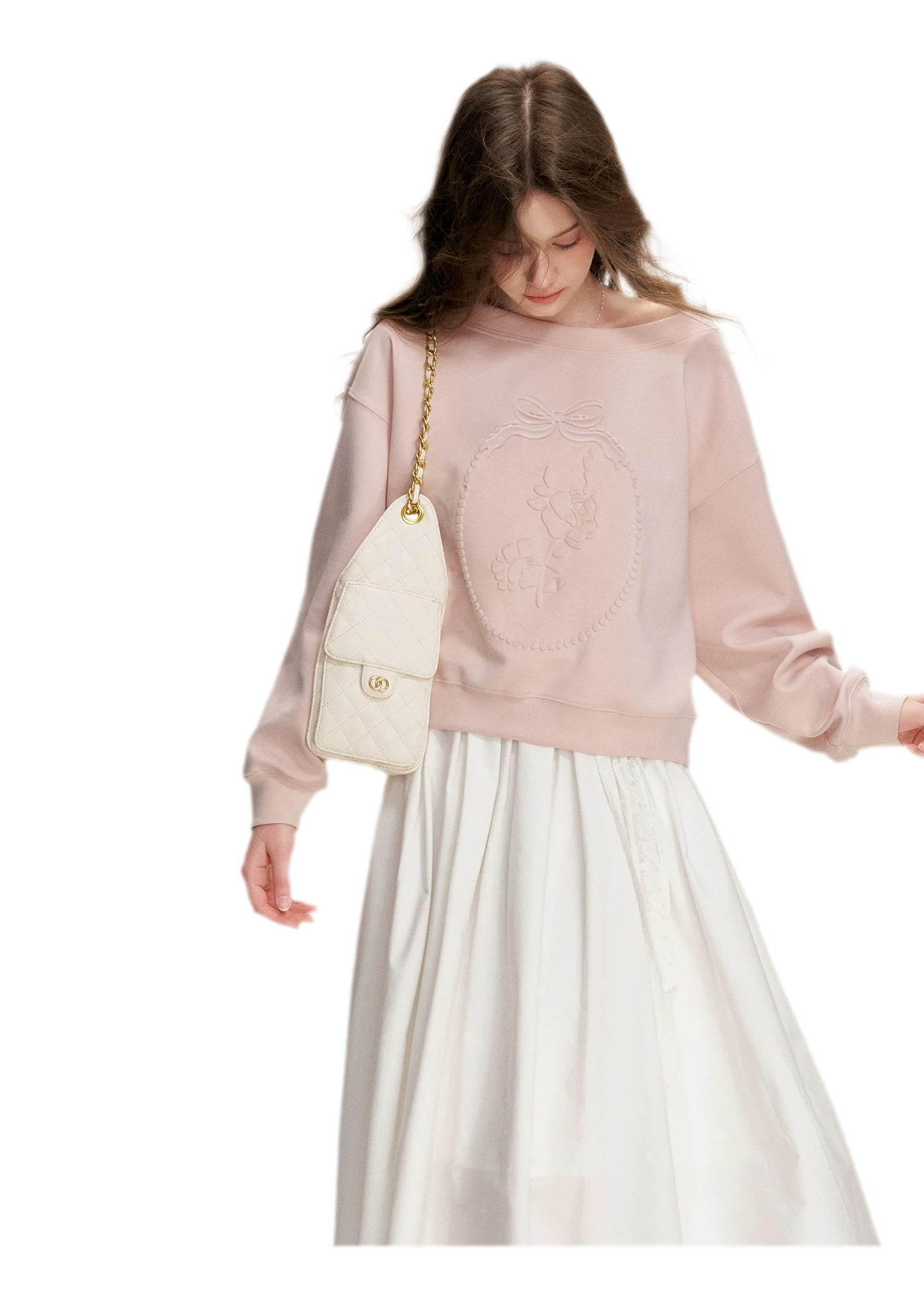 Modal Embossed Sweatshirt