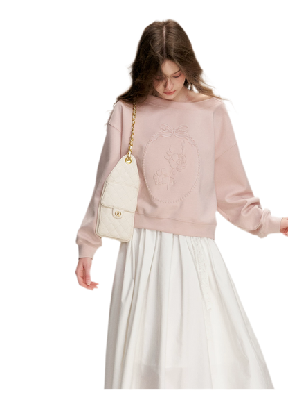 Modal Embossed Sweatshirt