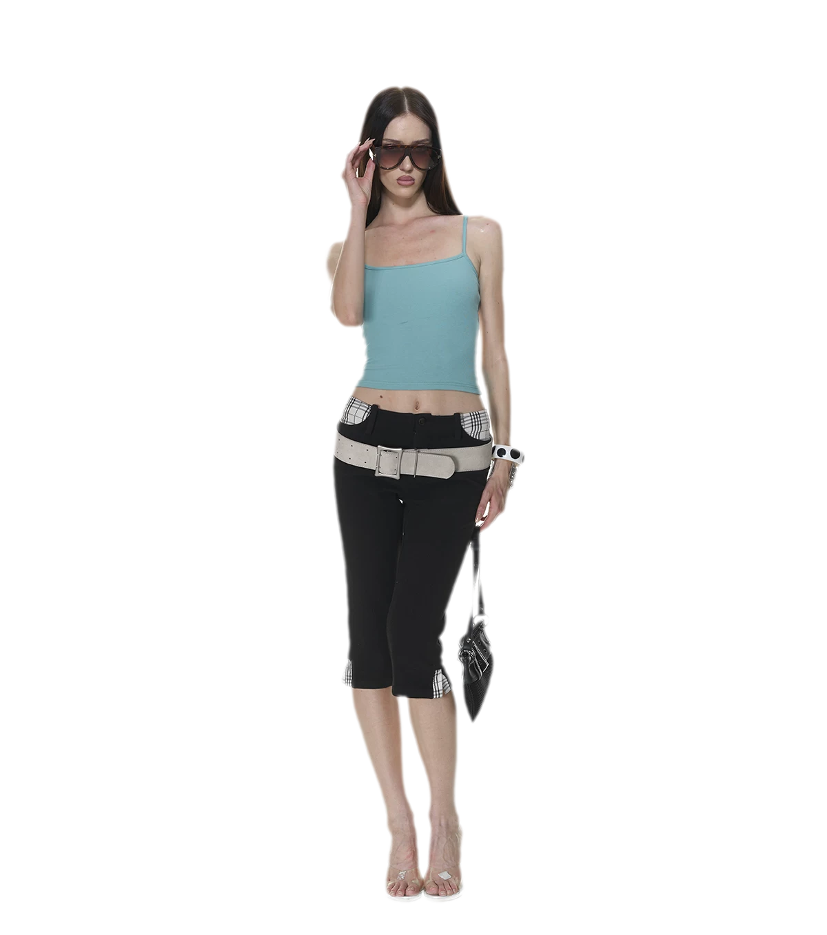 Cross Back Ribbed Cami