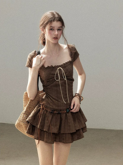 Cotton Eyelet Midi Dress