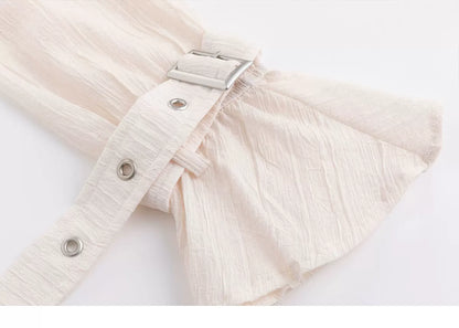 Gothic Ruffled Chiffon Shirt