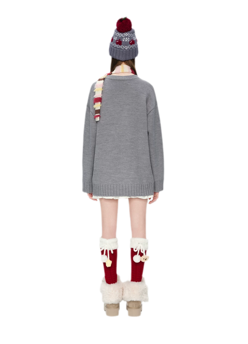 Plush Cuff Chunky Mid-Calf Boots