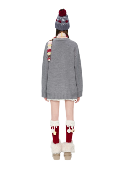 Plush Cuff Chunky Mid-Calf Boots