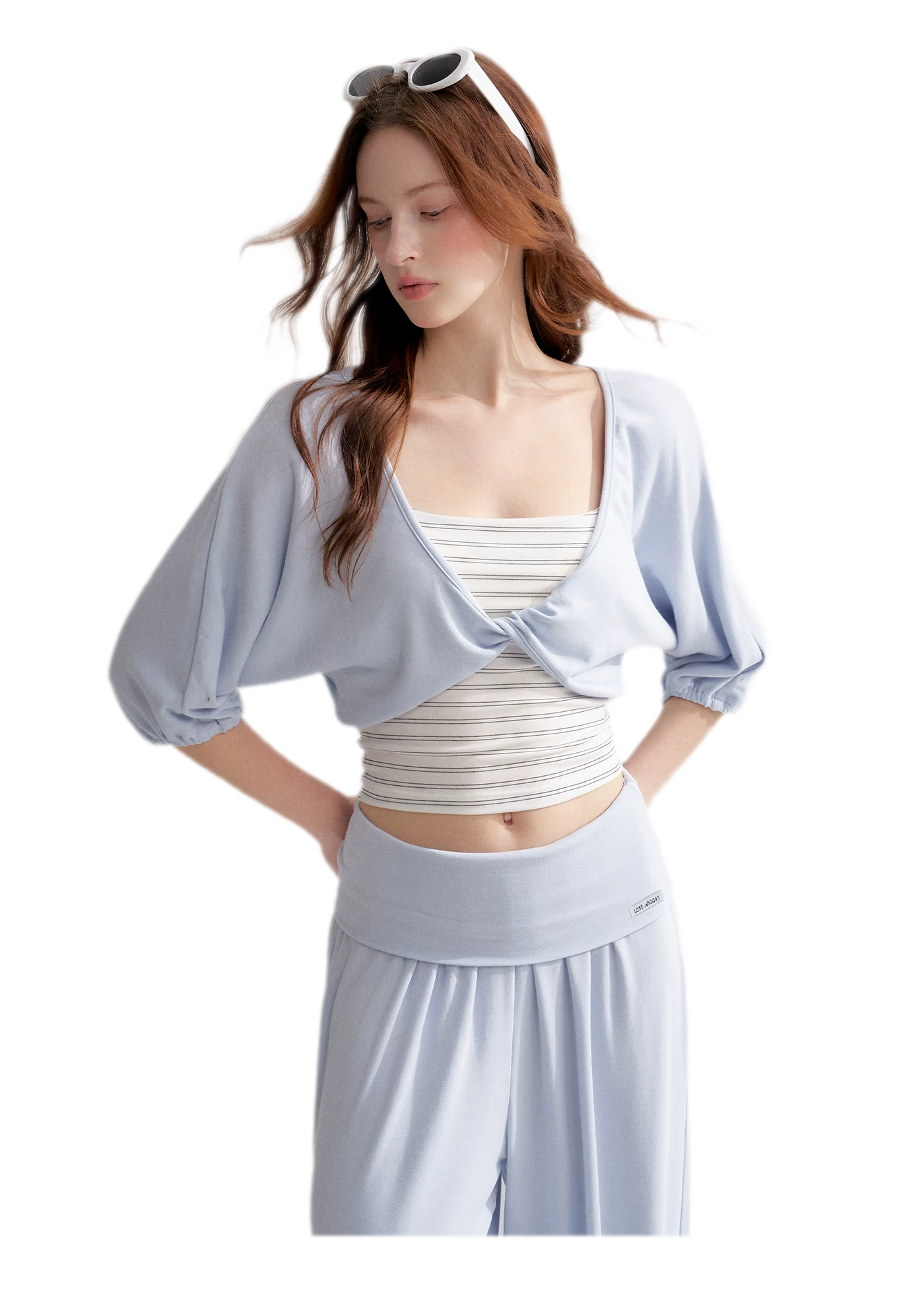 Lantern Sleeve Knit Set