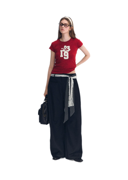 Lace Belt Pants