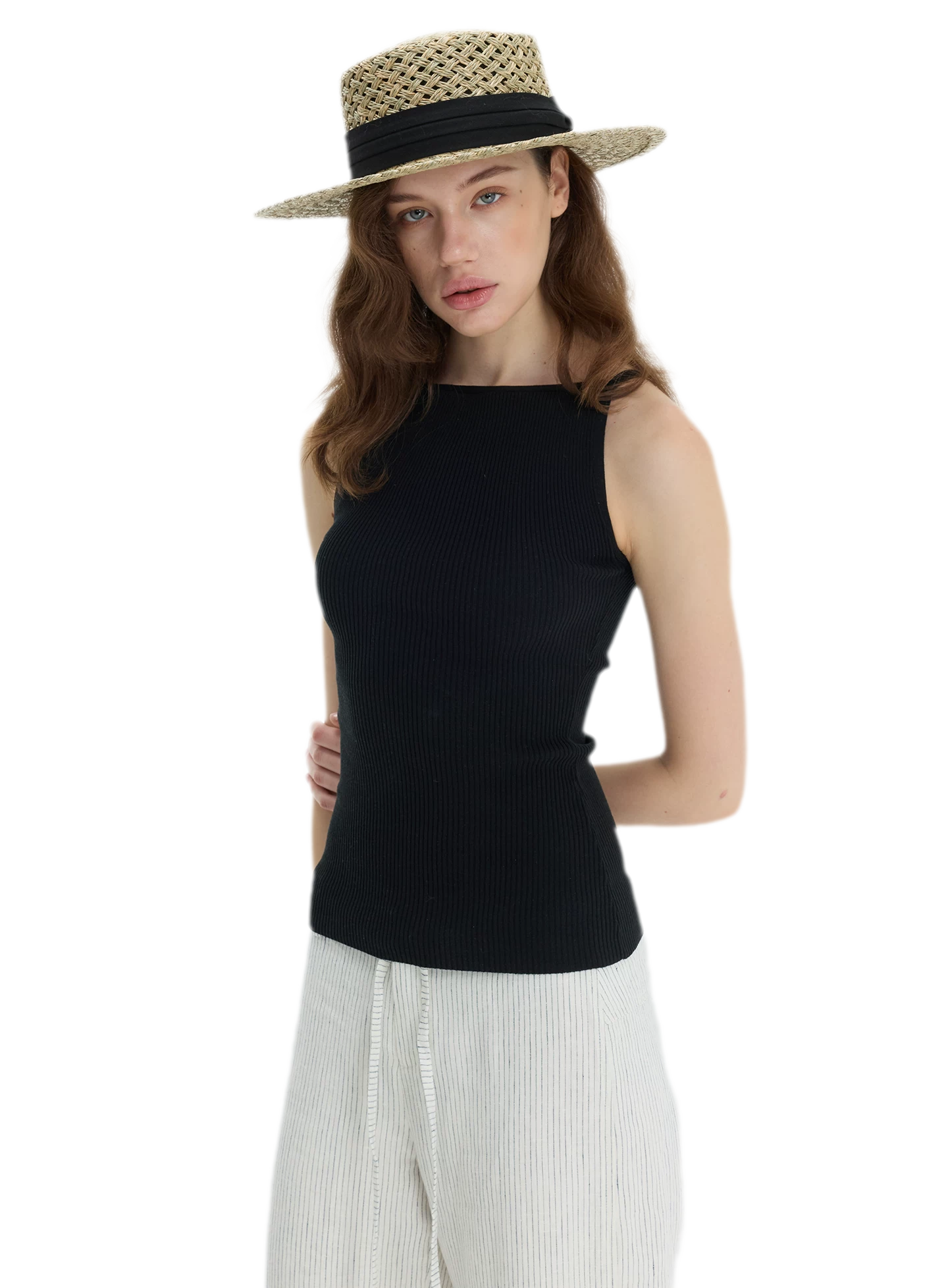 Lyocell Linen Ribbed Camisole
