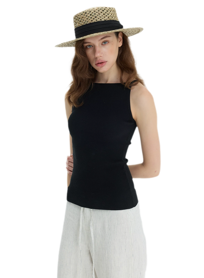 Lyocell Linen Ribbed Camisole