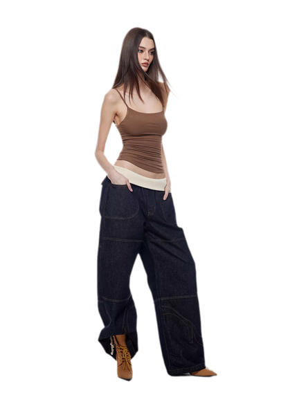 Layered Stretch Camisole Set