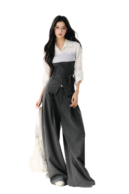 Layered Bustier Shirt