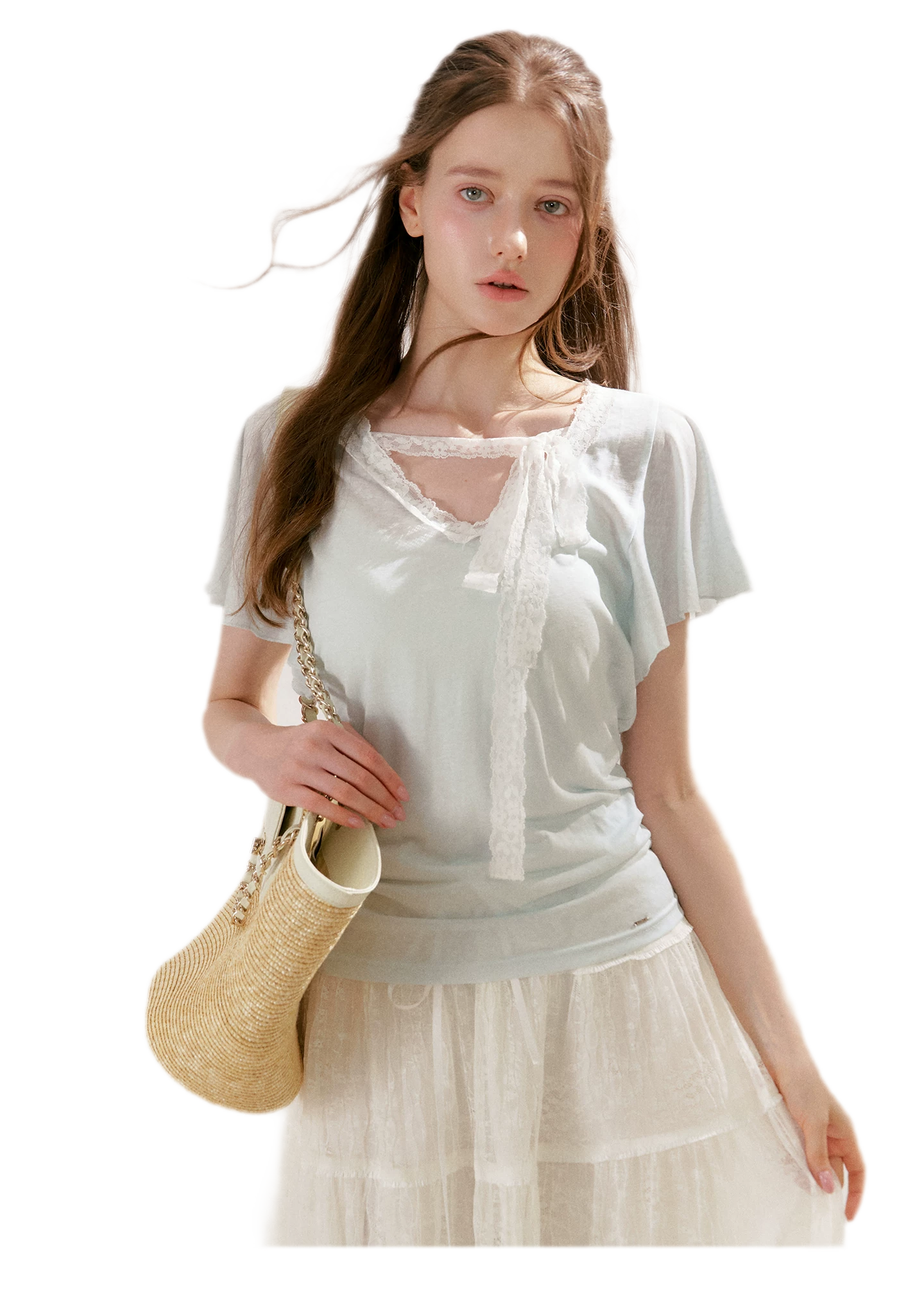 Lace Tiered Skirt